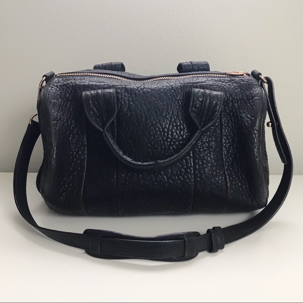 Alexander Wang Rocco Duffel Bag Rose Gold Hardware